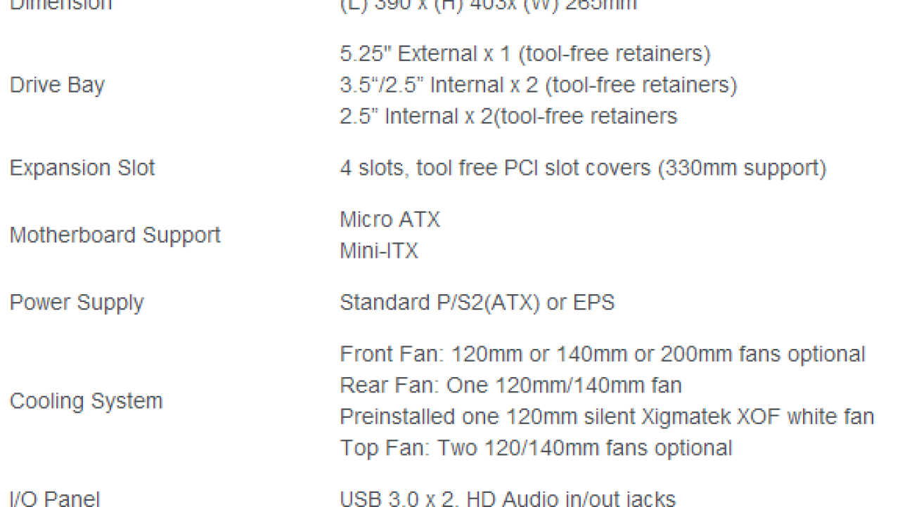 Xigmatek Aquila SFF Chassis Review