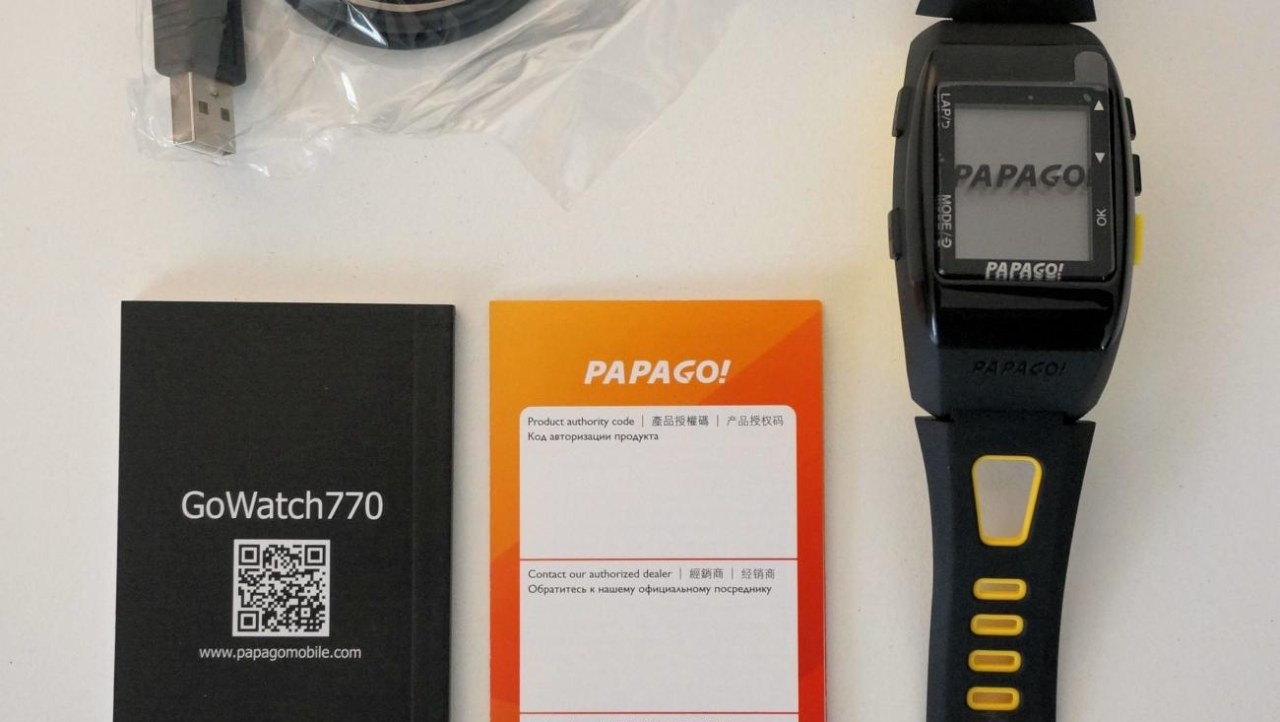 PAPAGO GoWatch 770 Sports Watch Review