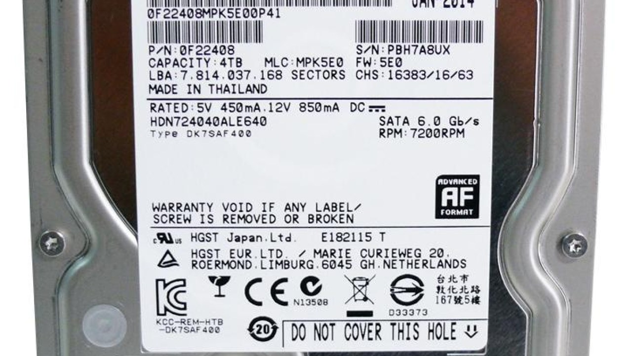 HGST Deskstar NAS 4TB 3.5-inch Consumer HDD Review