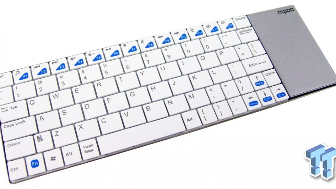 Rapoo E2700 Wireless Multimedia Touchpad Keyboard Review