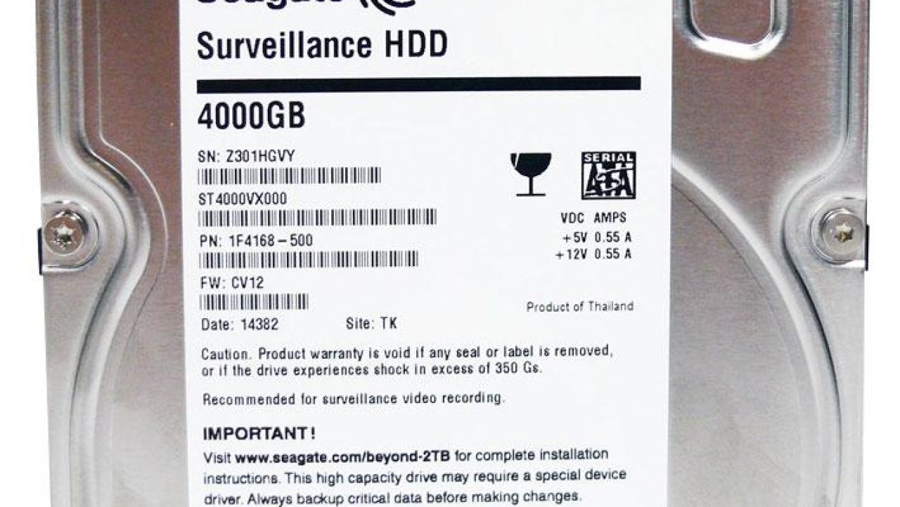 Seagate Surveillance ST4000VX000 4TB HDD Review
