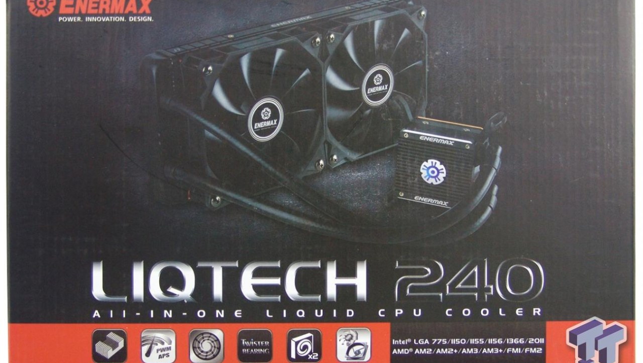 Enermax Liqtech 240 Liquid CPU Cooler Review