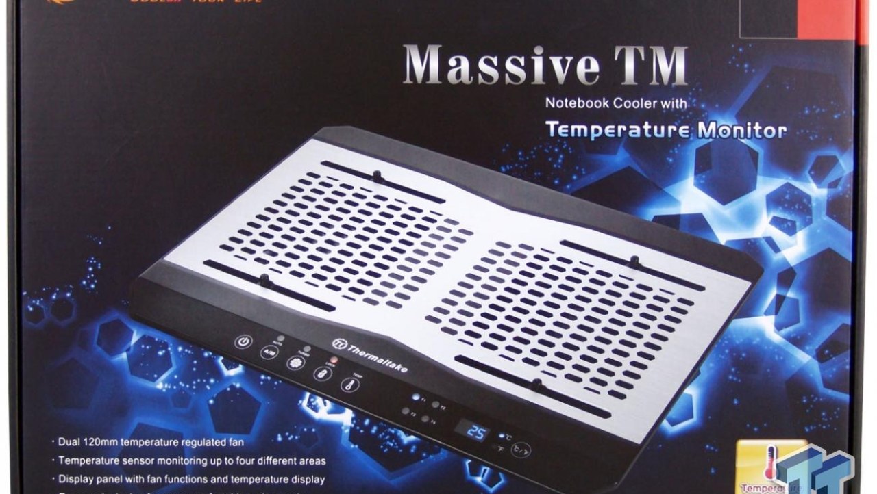 Thermaltake Massive TM Notebook Cooler Review