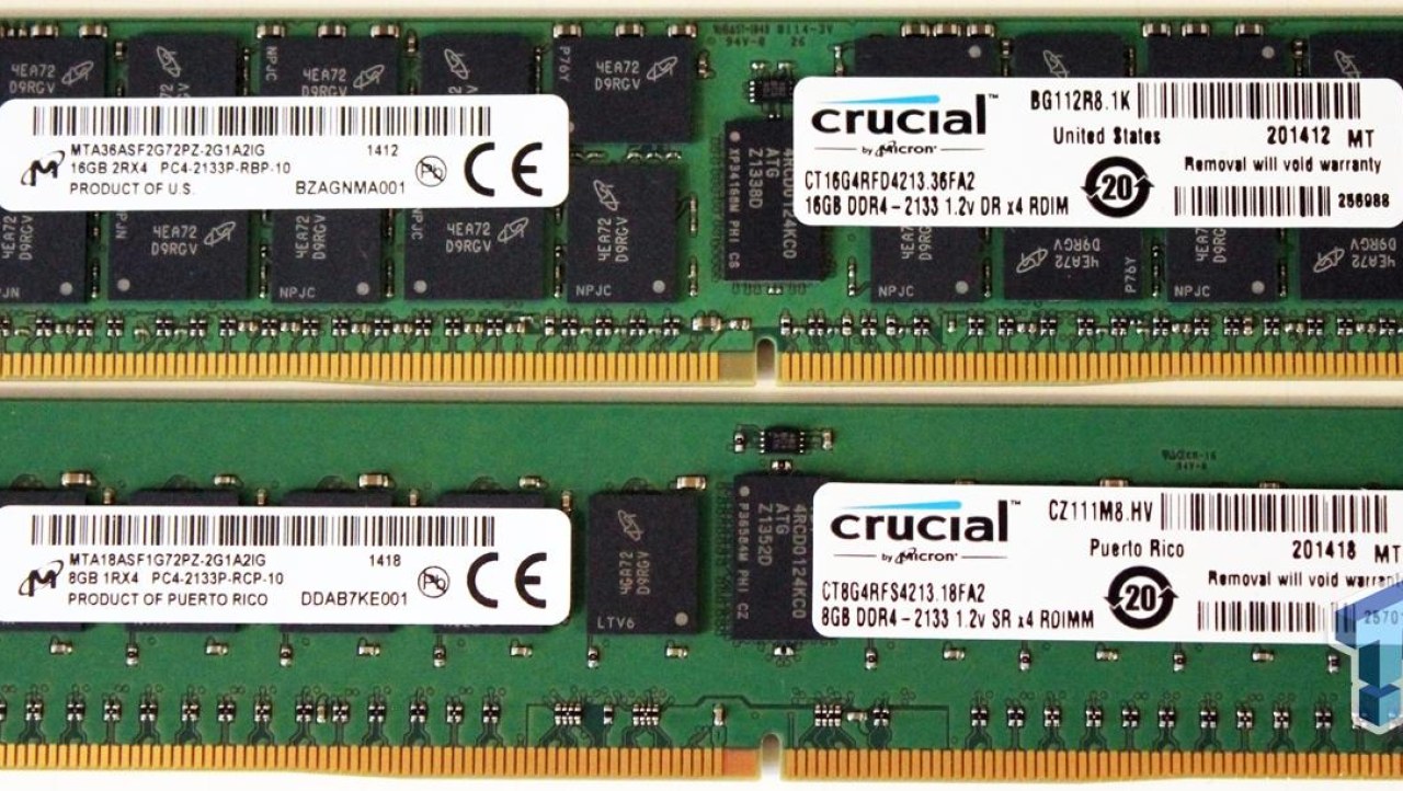 A close-up look and discussion of Crucial's upcoming DDR4 Memory