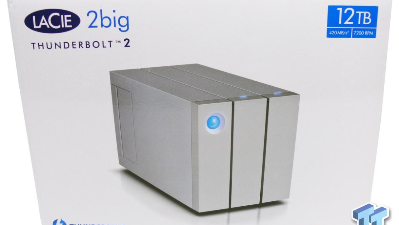 LaCie 2Big 12TB Thunderbolt 2 DAS External Storage Review