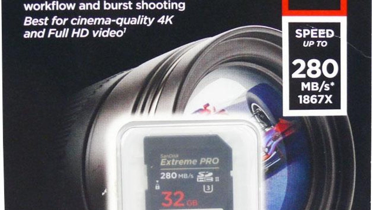 SanDisk Extreme Pro 32GB SDHC UHS II Memory Card Review