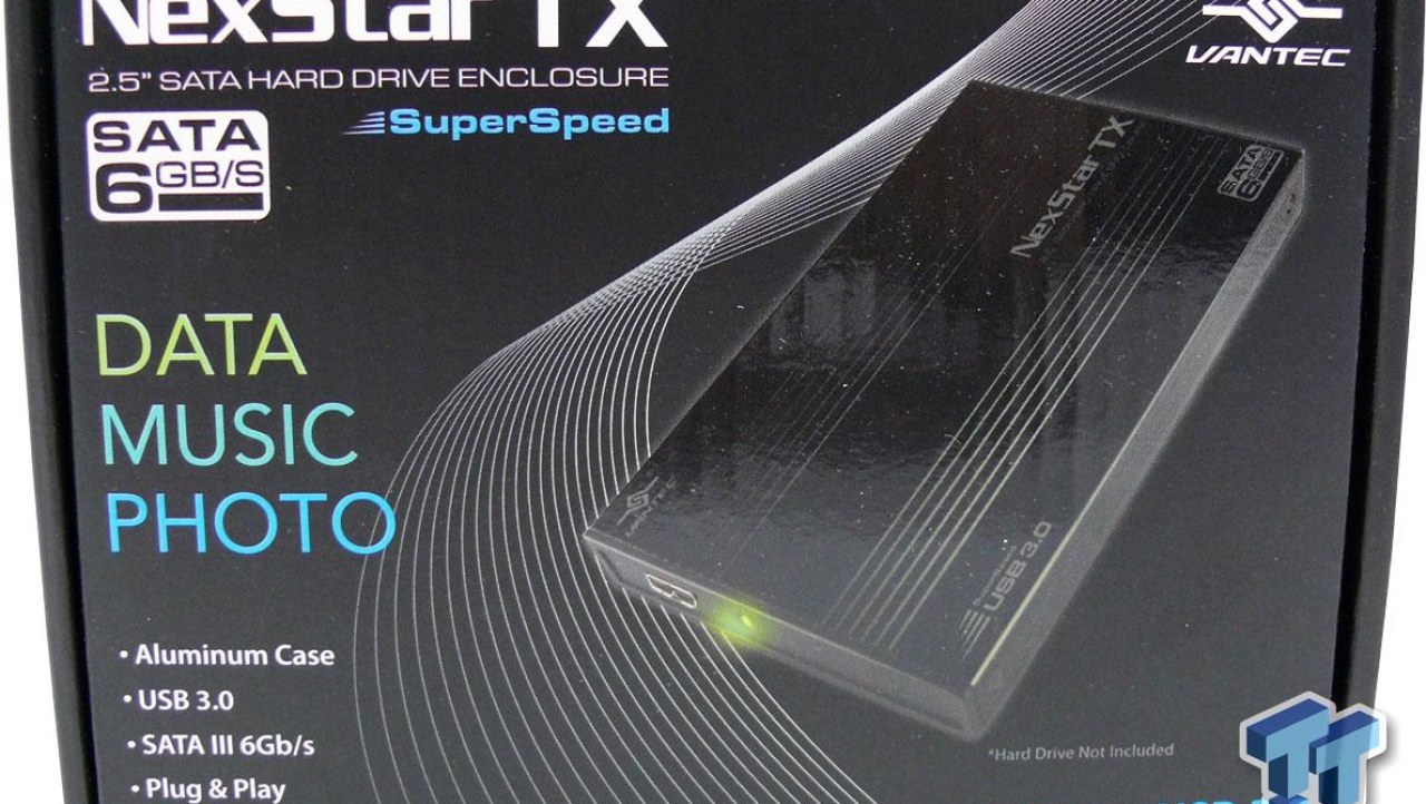 Vantec NexStar TX 2.5-inch USB 3.0 External Storage Enclosure Review