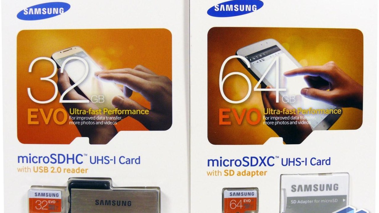 Samsung EVO 32GB and 64GB MicroSD Memory Cards Review