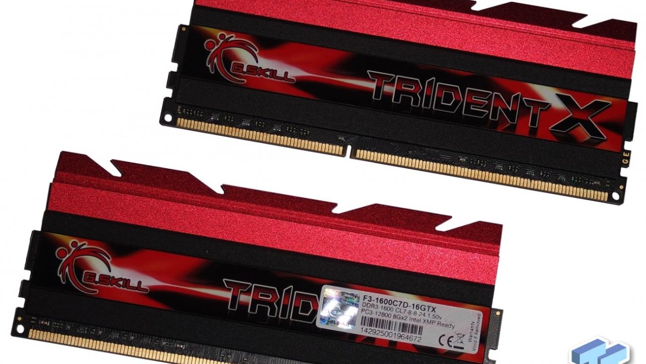 G.Skill TridentX PC3-12800 16GB Dual-Channel Memory Kit Review