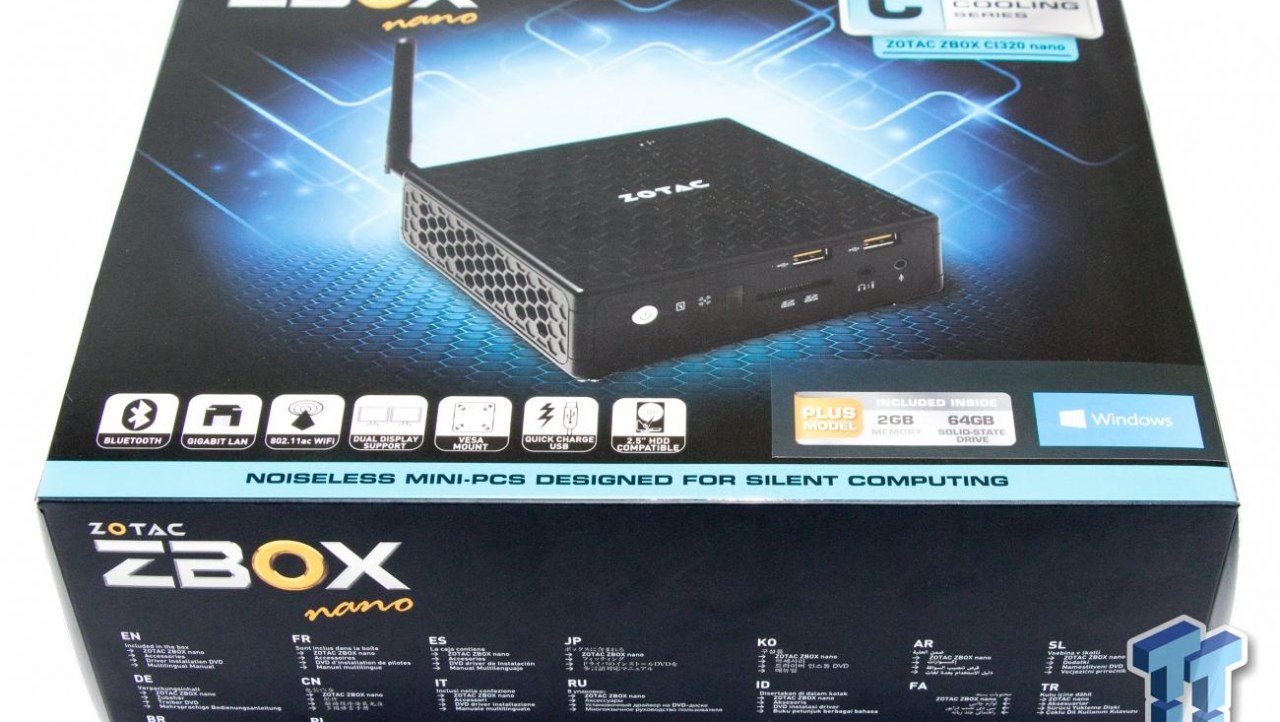 ZOTAC ZBOX CI320 nano Budget SFF Desktop PC Review