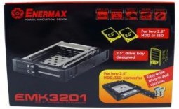 Enermax EMK3201 Dual-Bay 2.5-inch HDD/SSD Internal Enclosure Review