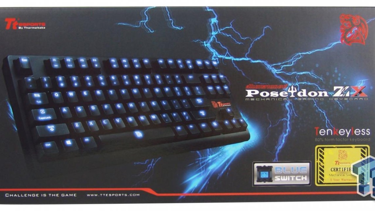 Tt eSPORTS Poseidon ZX Illuminated Mechanical Gaming Keyboard Review