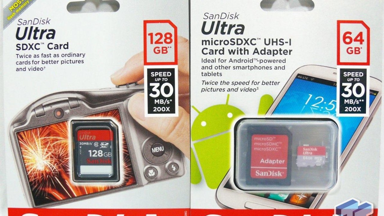 SanDisk Ultra 128GB SDXC and 64GB microSDXC Memory Cards Review