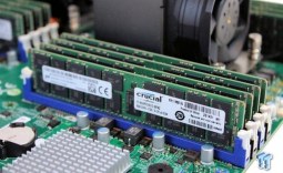 Crucial DDR4-2133 DRx4 RDIMM Memory Review - Testing up to 256GB