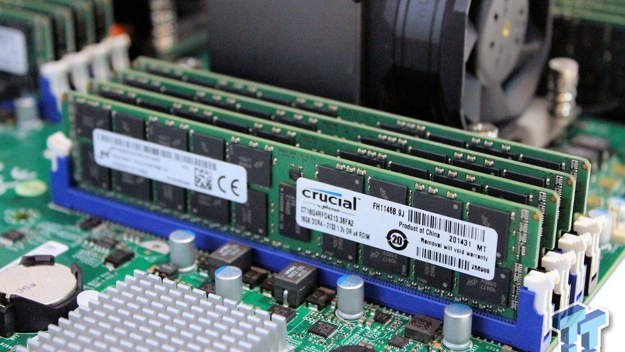 Crucial DDR4-2133 DRx4 RDIMM Memory Review - Testing up to 256GB