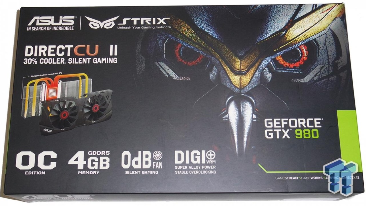 ASUS GeForce GTX 980 4GB STRIX OC Video Card Review