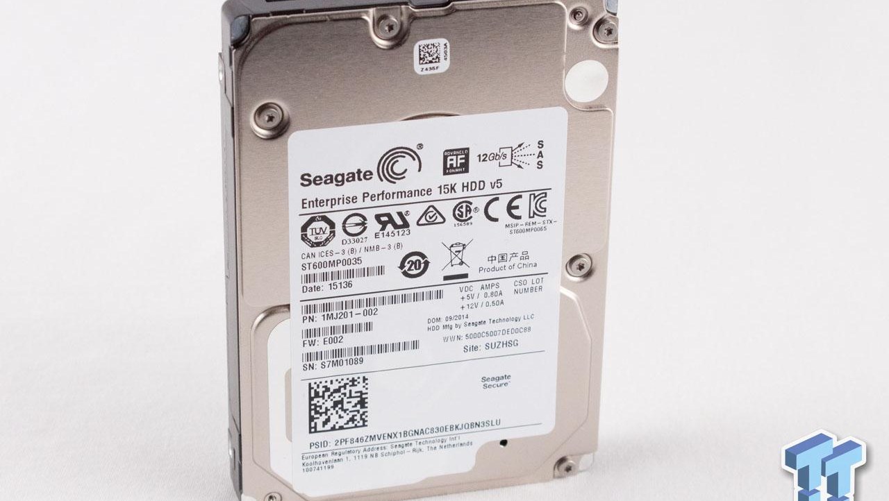 Seagate Enterprise Performance 15K HDD v5 600GB HDD Review