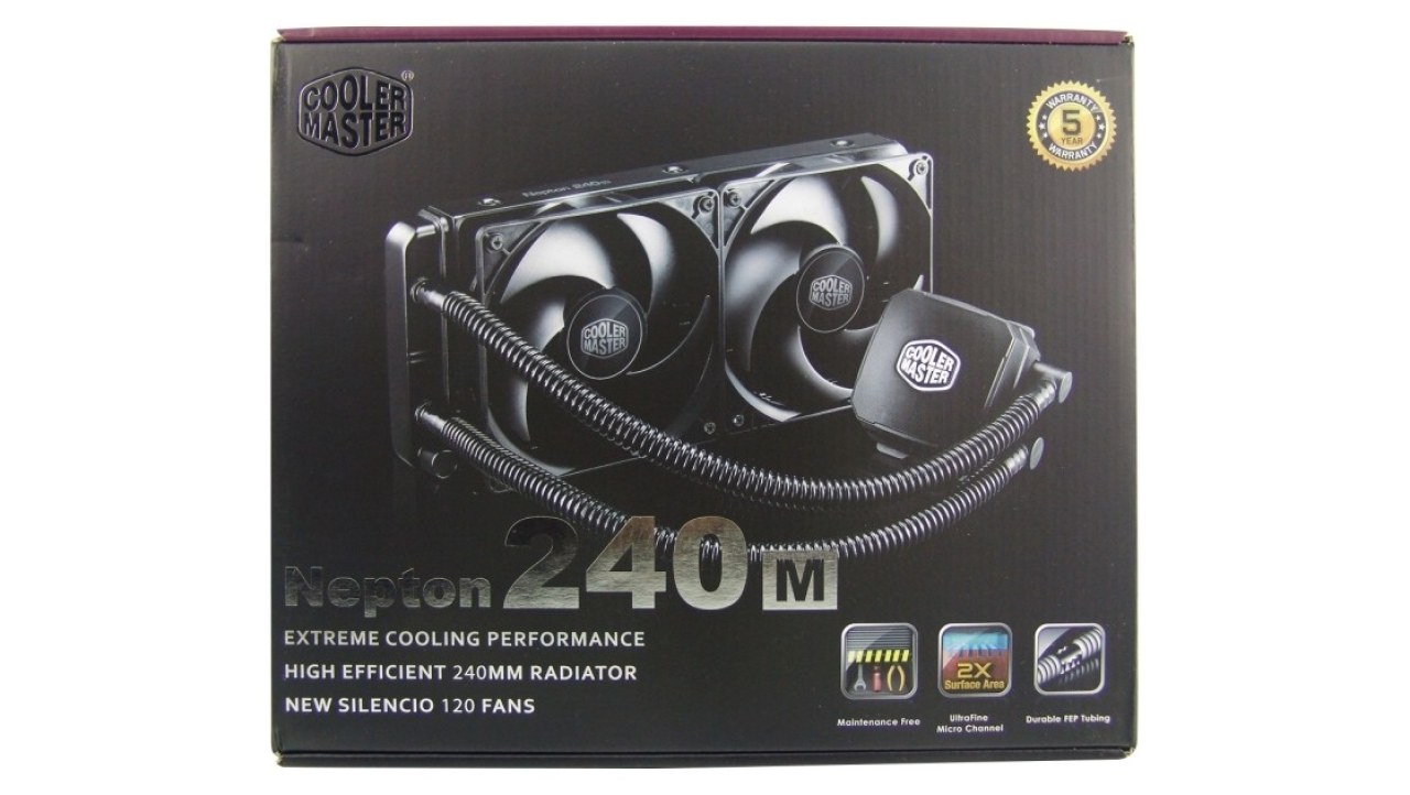Cooler Master Nepton 240M AIO CPU Cooler Review