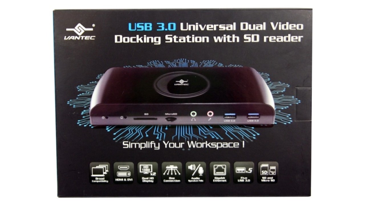 Vantec DSH-300U3 USB 3.0 Universal Dual-Video Docking Station Review