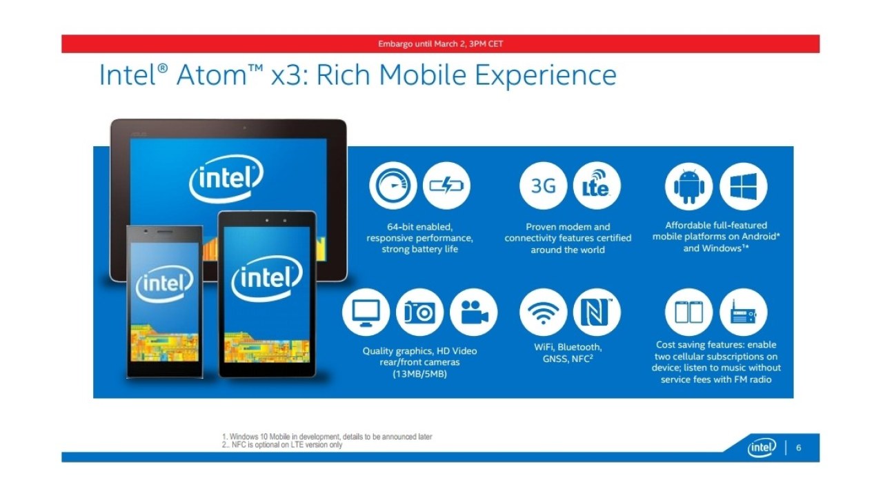 Intel's new Cherry Trail x5, x7 and x3 Atom SoC Lineup Preview