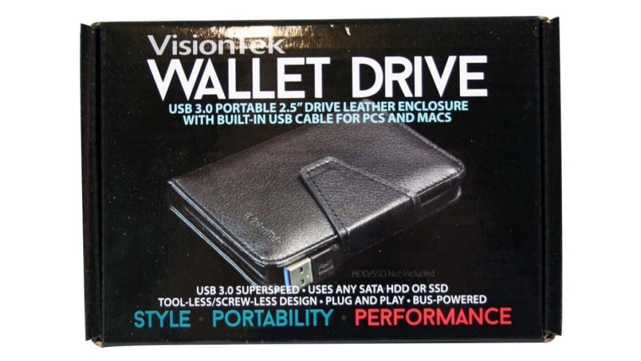 VisionTek Wallet Drive USB 3.0 Storage Enclosure Review