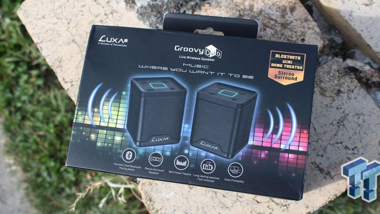 LUXA2 Groovy Duo Live Wireless Bluetooth Portable Speaker Review