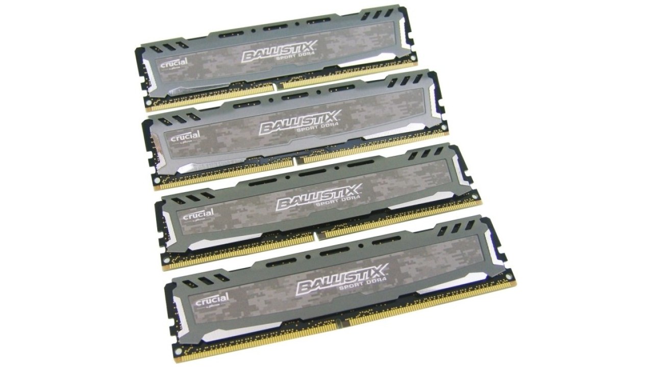 Crucial Ballistix Sport DDR4-2400 16GB Quad-Channel Memory Kit Review