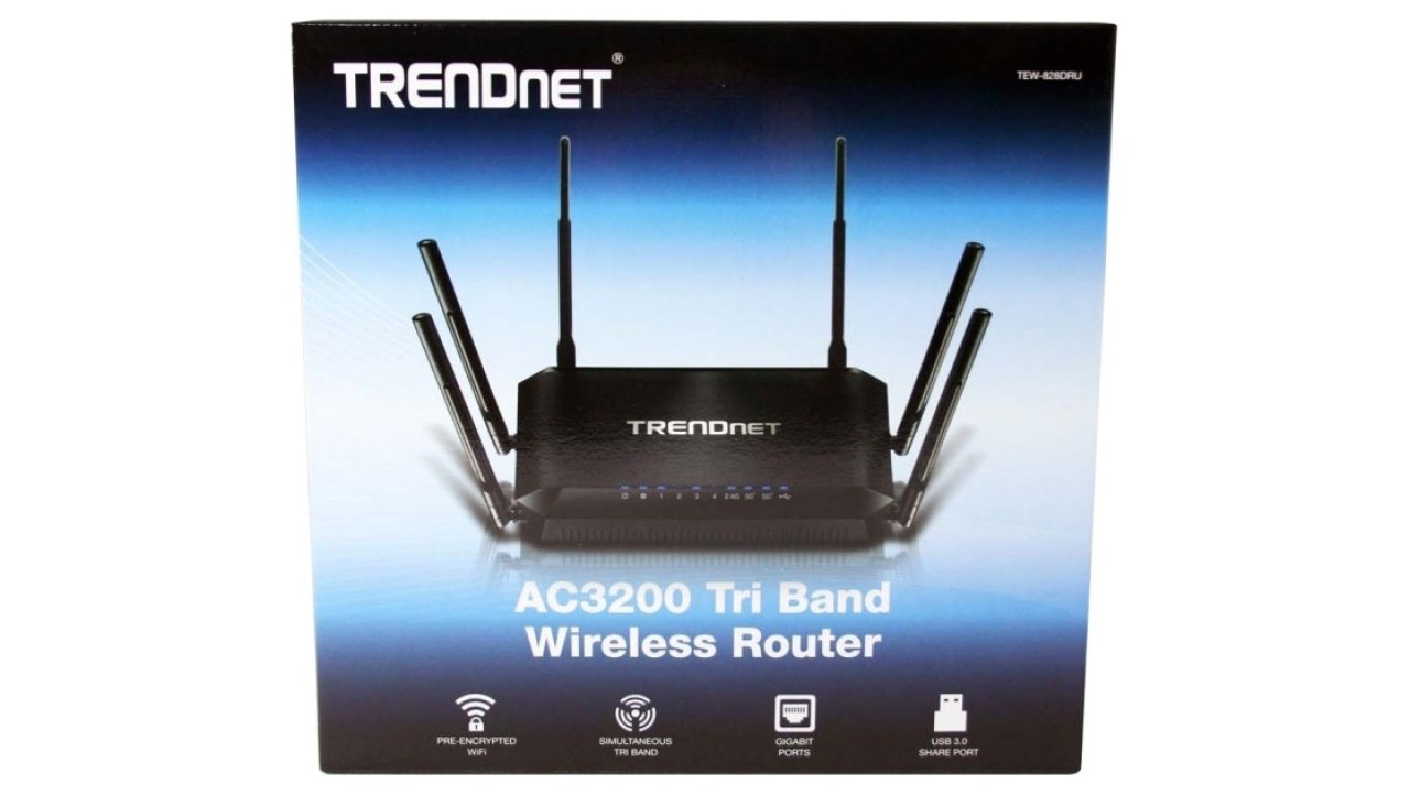 TRENDnet TEW-828DRU AC3200 Tri-Band Wireless Router Review