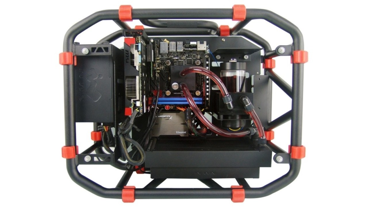 Looking at INWIN's D-Frame Mini with the EK-Kit D240 Watercooling Kit