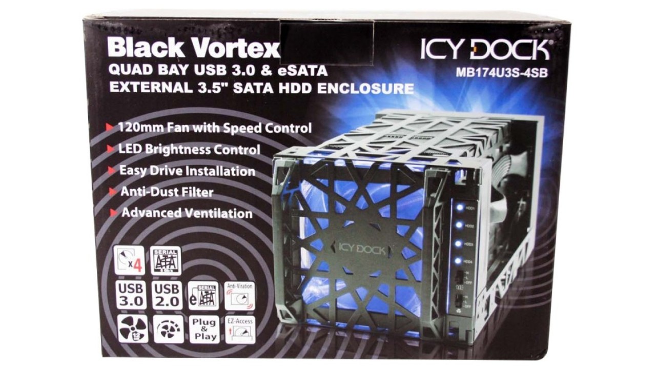 ICY DOCK Black Vortex MB174U3S-4SB USB 3.0 Storage Enclosure Review