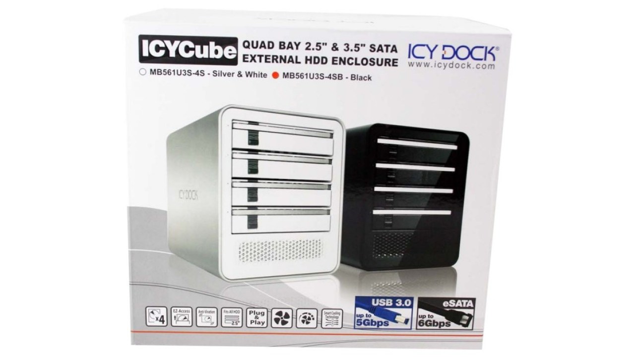 ICY DOCK ICYCube MB561U3S-4S Four Bay USB 3.0 Storage Enclosure Review