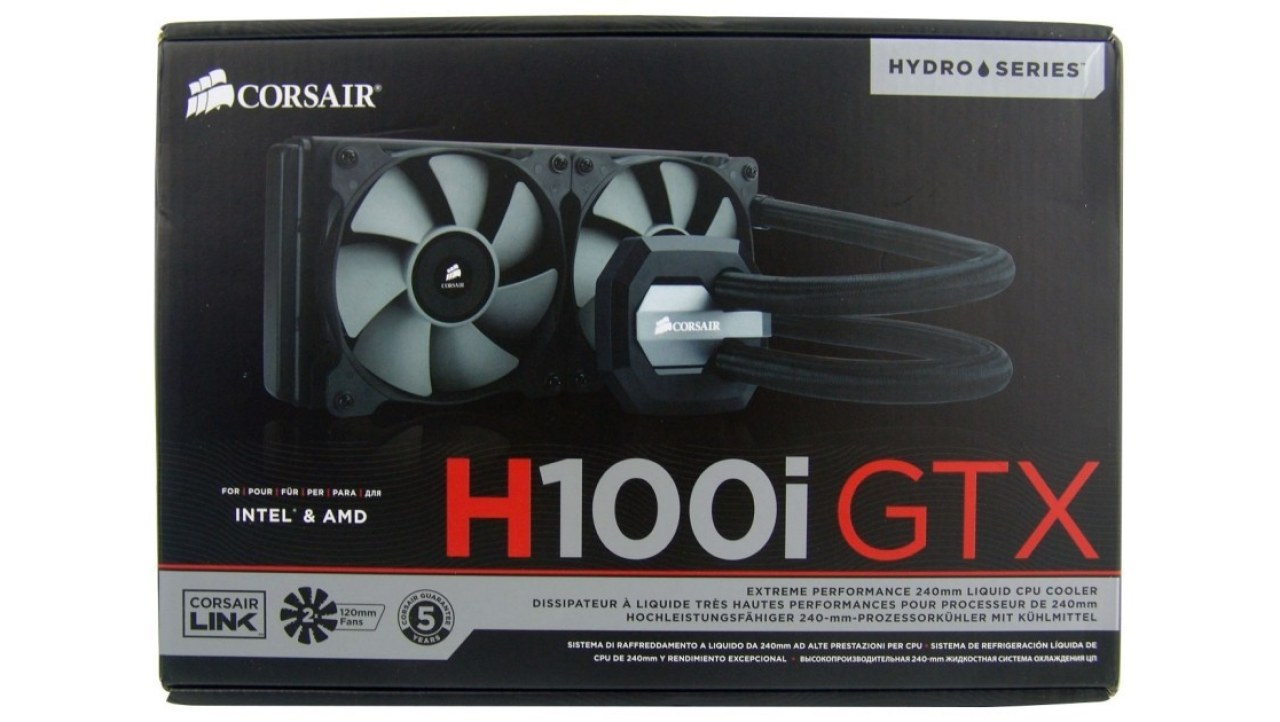 Corsair Hydro H100i GTX High Performance Liquid CPU Cooler Review