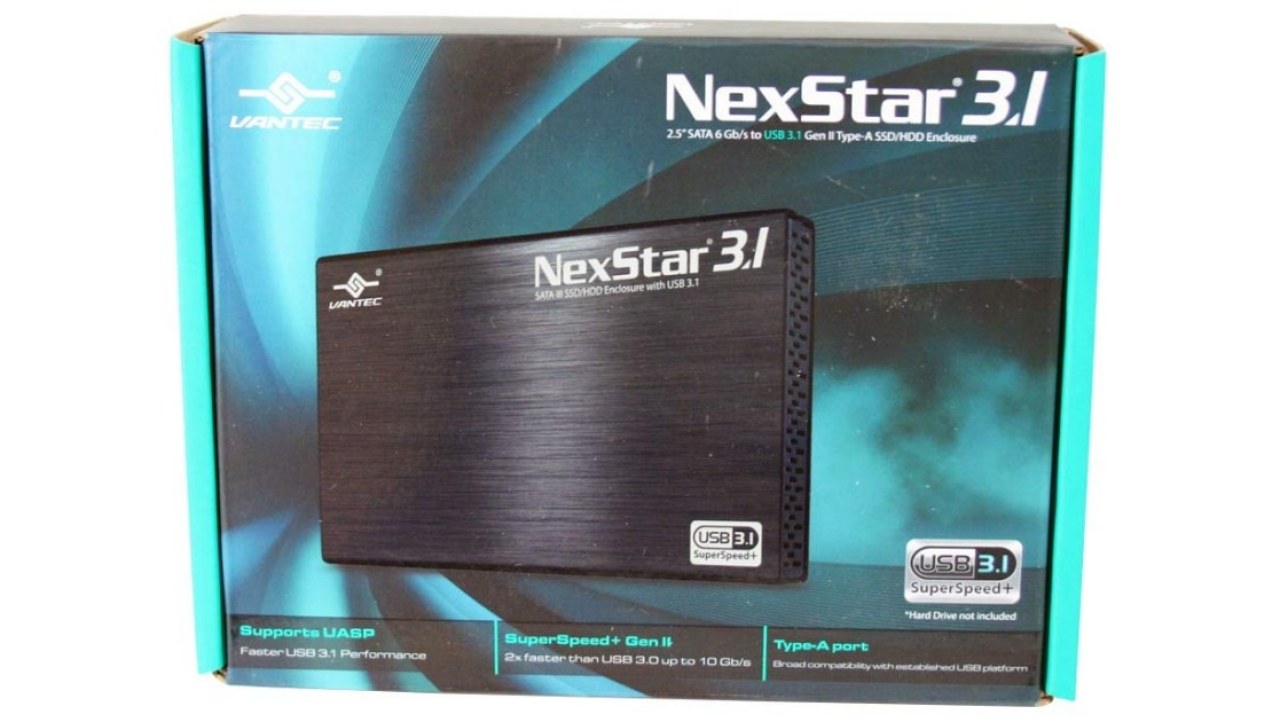 Vantec NexStar USB 3.1 2.5-inch Portable Storage Enclosure Review