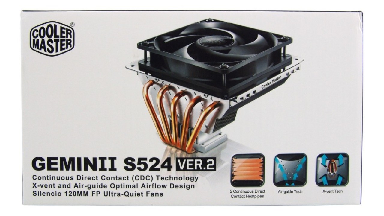 Cooler Master GeminII S524 Version 2 CPU Cooler Review