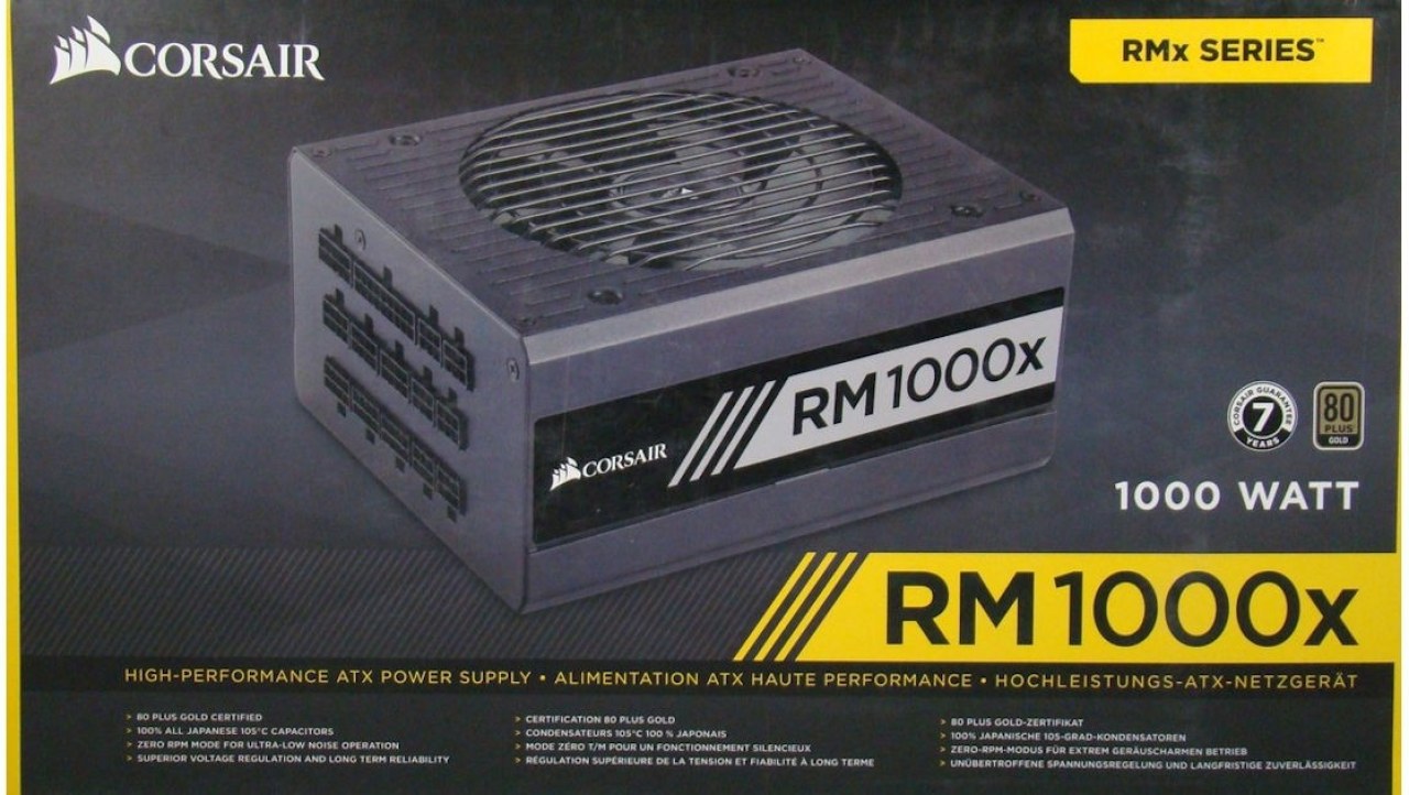 Corsair RM1000x 1000W 80 PLUS Gold Power Supply Review
