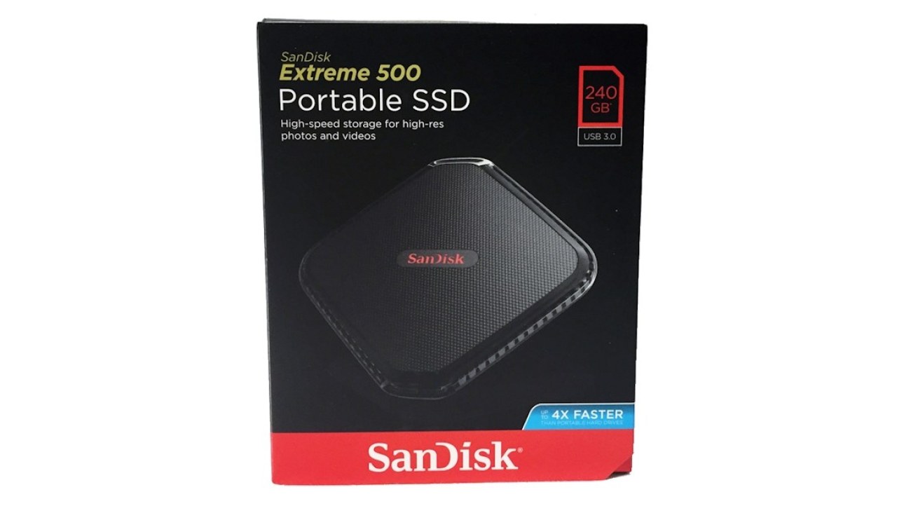 SanDisk Extreme 500 240GB USB 3.0 Portable SSD Review