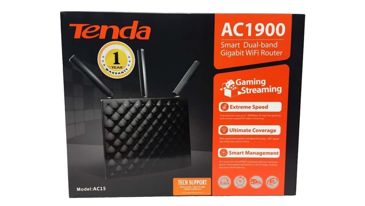 Tenda AC15 AC1900 Dual-Band Wireless Router Review