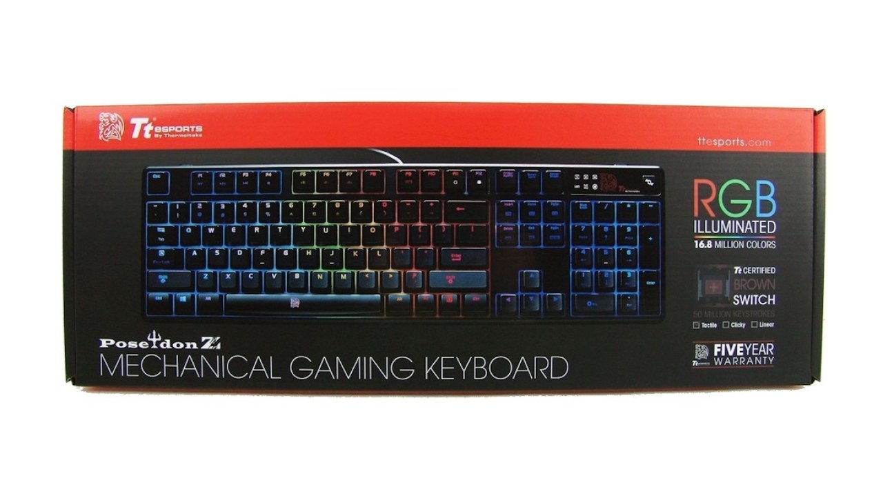 Tt eSPORTS Poseidon Z RGB Mechanical Gaming Keyboard Review