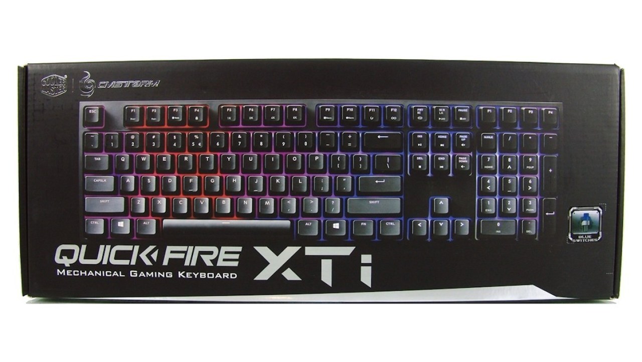 CM Storm QuickFire XTi Mechanical Gaming Keyboard Review