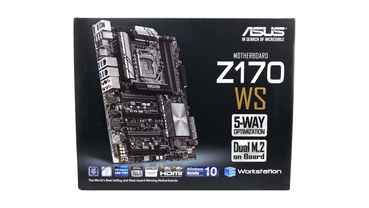 ASUS Z170-WS (Intel Z170) Motherboard Review
