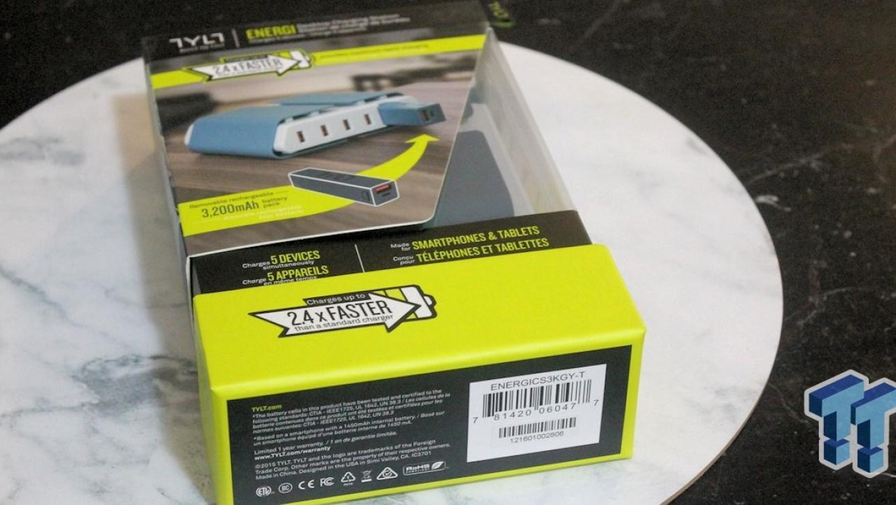 TYLT ENERGI Five-Port Charging Station with Detachable Battery Review
