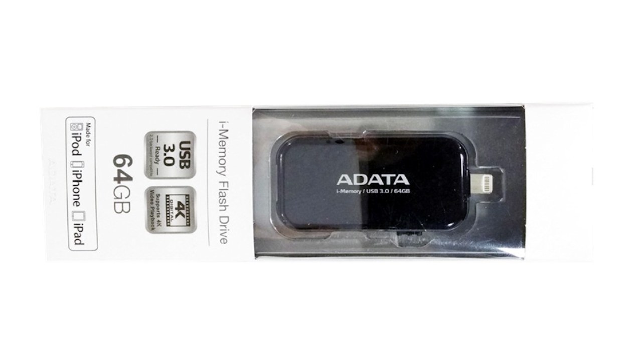 ADATA i-Memory UE710 64GB Lightning OTG Flash Drive Review