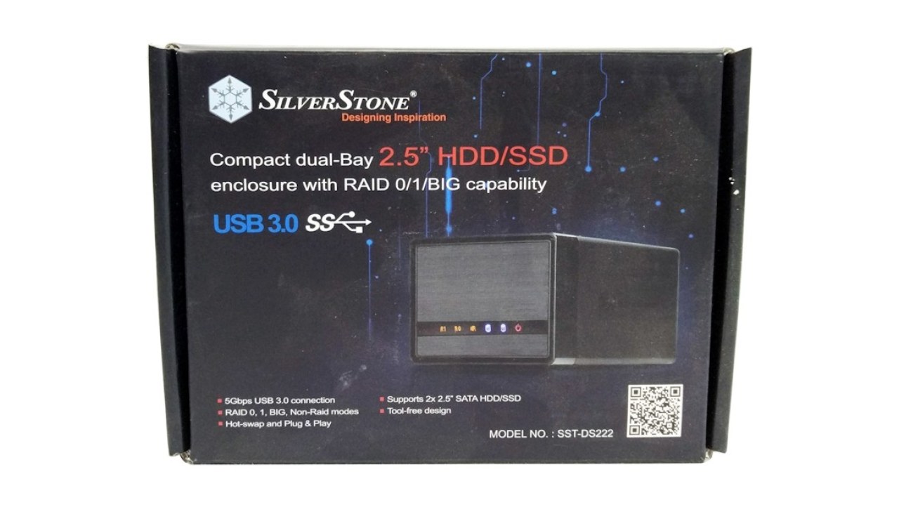 SilverStone DS222 Two-Bay USB 3.0 RAID Storage Enclosure Review