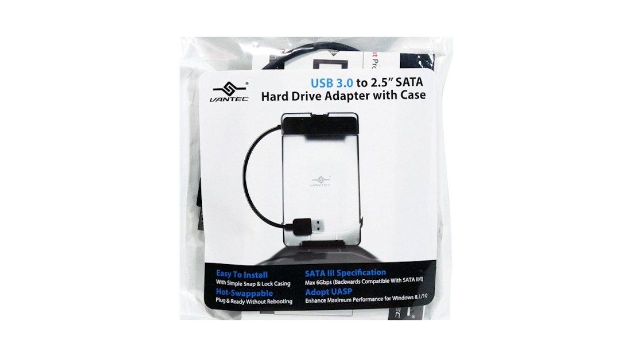 Vantec CB-STU3 USB 3.0 to SATA 2.5-inch Adapter with Case Review