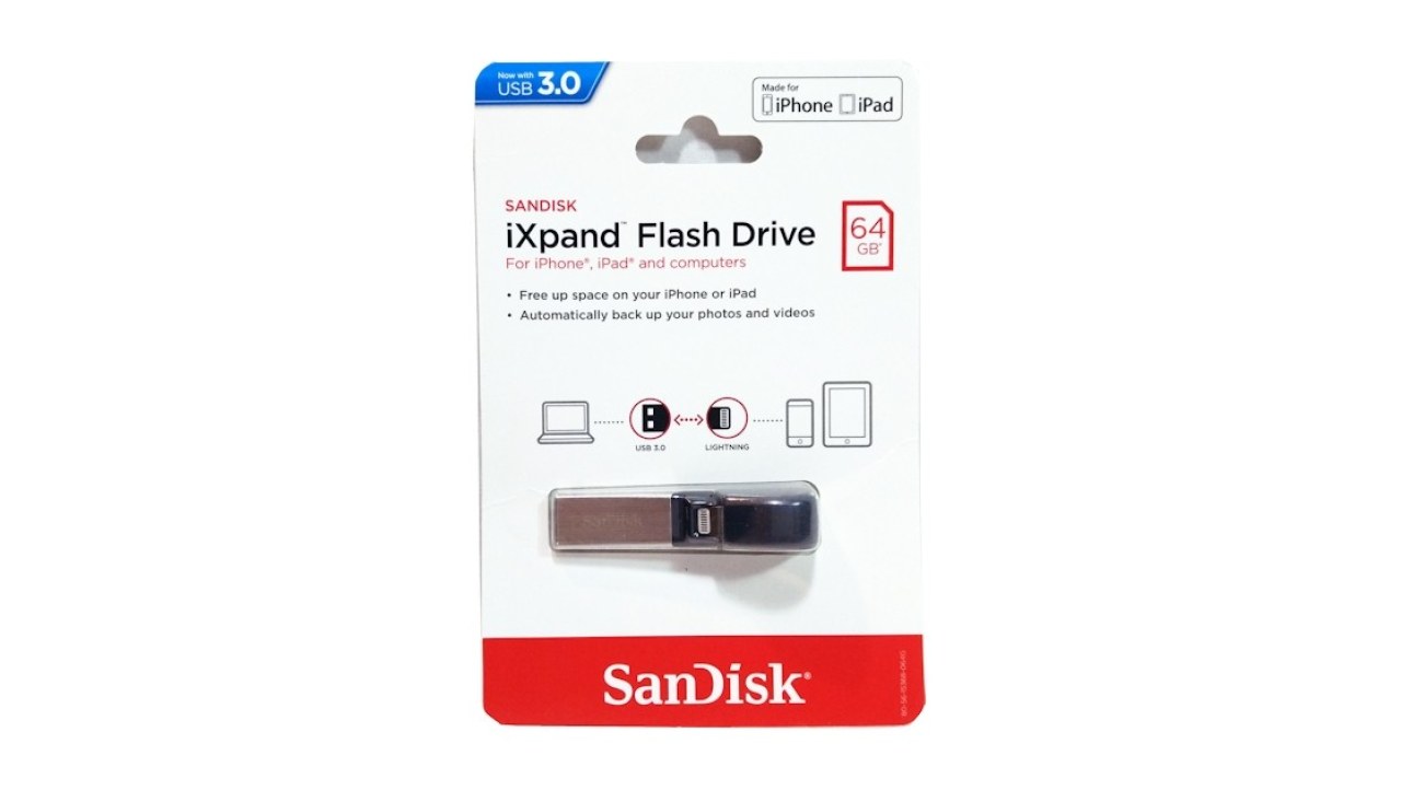 SanDisk iXpand 64GB USB 3.0 iOS Flash Drive Review