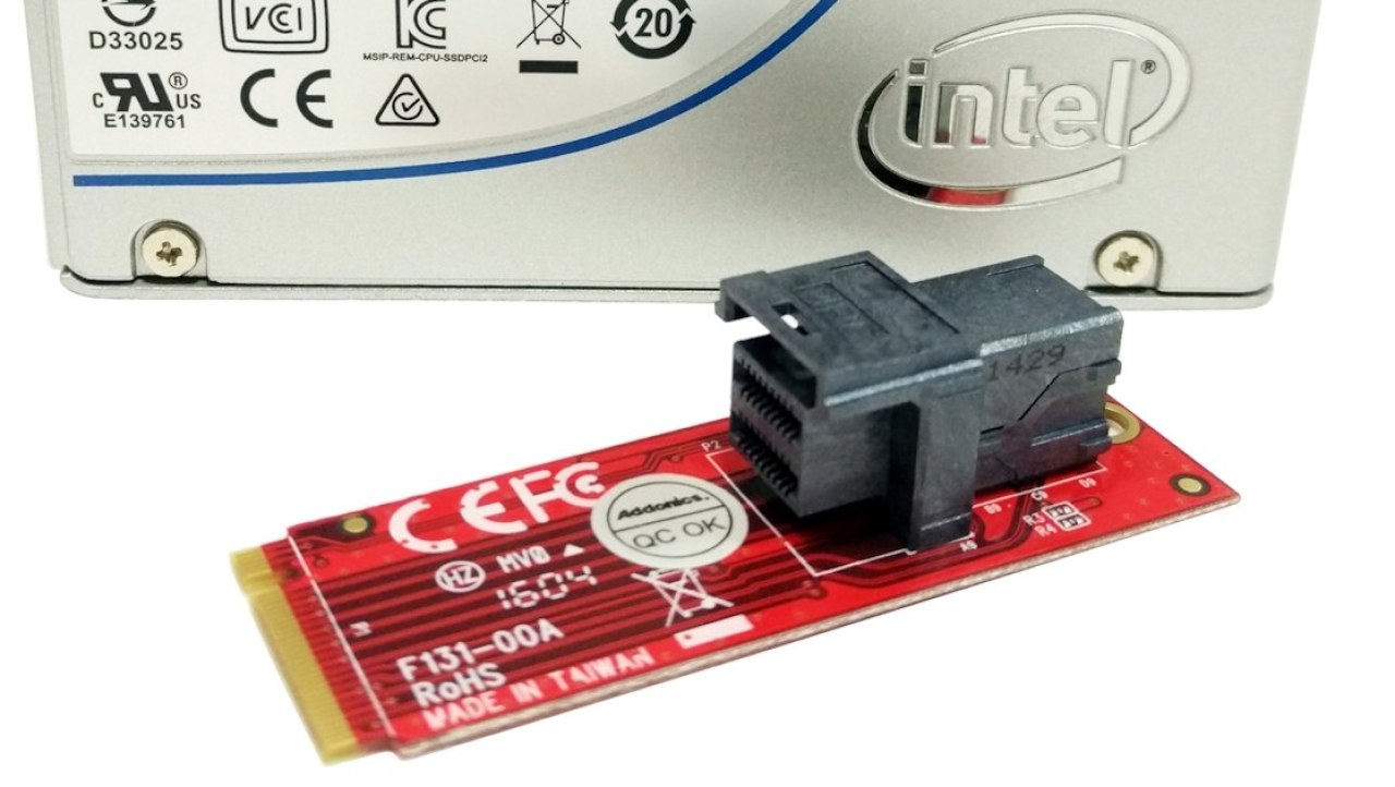 Addonics M.2 PCIe to SFF-8643 (U.2) Storage Adapter Review