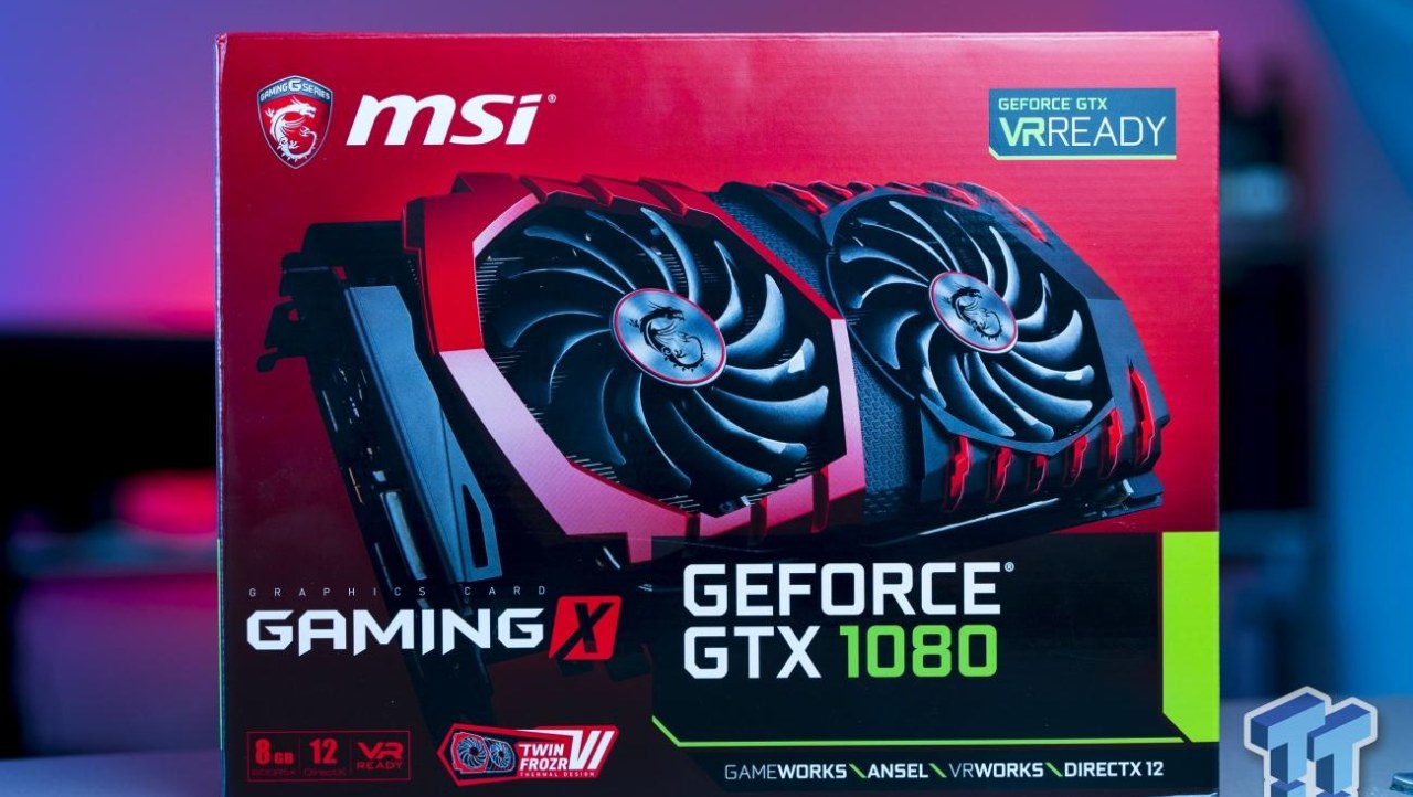 MSI GeForce GTX 1080 Gaming X 8G - A Totally Silent GTX 1080