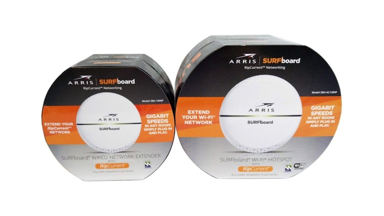 ARRIS SURFboard SBX-1000P and AC1200P RipCurrent Extenders Review