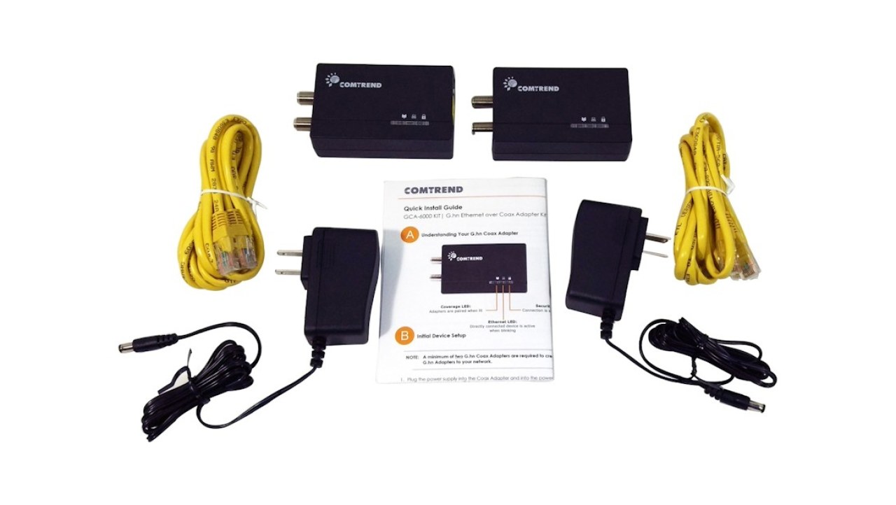 Comtrend GCA-6000 G.hn Coaxial Ethernet Adapter Kit Review