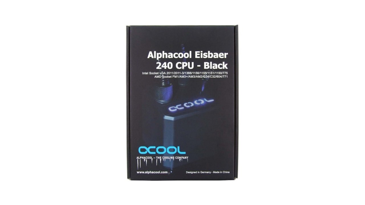 Alphacool Eisbaer 240mm Open-Loop AIO Liquid CPU Cooler Review